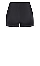 Plus Size Swim Boyshort - black