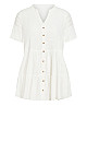 Samara Tiered Ivory Tunic