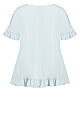 Rivka Frill Top - powder blue