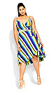 Dress Elise - citrus stripe