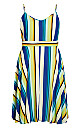 Dress Elise - citrus stripe