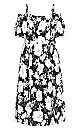 Dress Milan - flower pop