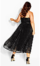 Aurora Black Sequin Maxi Dress