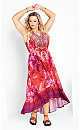 Escape Beaded Maxi Dress - Pink Escape