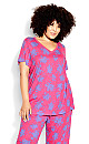 Plus Size Top Short Sleeve