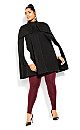 Anastasia Cape - black