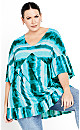 Plus Size Harlen Tunic - turquoise