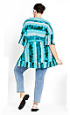 Plus Size Harlen Tunic - turquoise