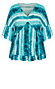 Plus Size Harlen Tunic - turquoise