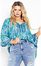 Sea Change Top - aqua