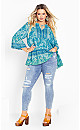 Sea Change Top - aqua