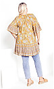 Plus Size Follow Your Heart Tunic - gold