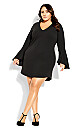 Plus Size Ryan Dress - black