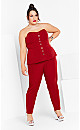 Emma Jumpsuit - true red