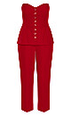 Emma Jumpsuit - true red