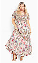 Emelia Print Maxi Dress - secret garden