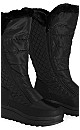 WIDE FIT Fiona Cold Weather Boot - black