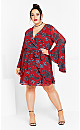 Ariarne Dress - red rose