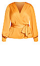 Plus Size Top Opulent - honey