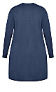 Plus Size Meadow Mews Cardigan - blue