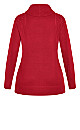 Plus Size Rosie Cable Knit Sweater - ruby port