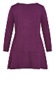 Plus Size Zee Tunic - plum