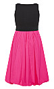 Cleo Dress - shocking pink