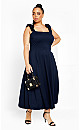 Monroe Dress - navy