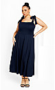 Monroe Dress - navy