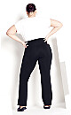 Plus Size Supima Bootleg Legging Black - tall