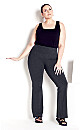 Plus Size Supima Bootleg Legging Charcoal - tall