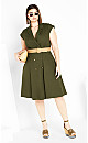 DRESS LAFAYETTE LOVE - Jungle Green