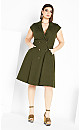 DRESS LAFAYETTE LOVE - Jungle Green