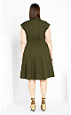 DRESS LAFAYETTE LOVE - Jungle Green