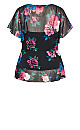 KELLY TOP BLACK PRINT