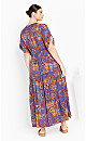 Val Print Dress - iris