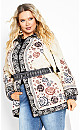 Flora Puffer Vanilla Jacket