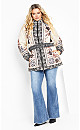 Flora Puffer Vanilla Jacket