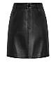 Kendall PU Skirt - black