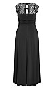 Plus Size Estella Maxi Dress - black