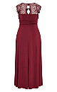 Plus Size Estella Maxi Dress - ruby