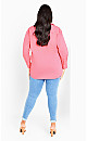 Plus Size Karolina Shirt - pink