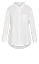 Plus Size Karolina Shirt - white