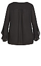 Plus Size Vera Top - black