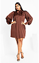 Women's Plus Size Mara Dress - mocha