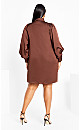 Women's Plus Size Mara Dress - mocha