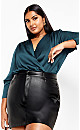 Women's Plus Size Alena Shirt - teal