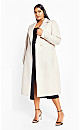 Women's Plus Size Abby Coat - oat