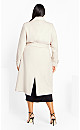 Women's Plus Size Abby Coat - oat