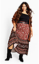 Plus Size Eternal Maxi Skirt